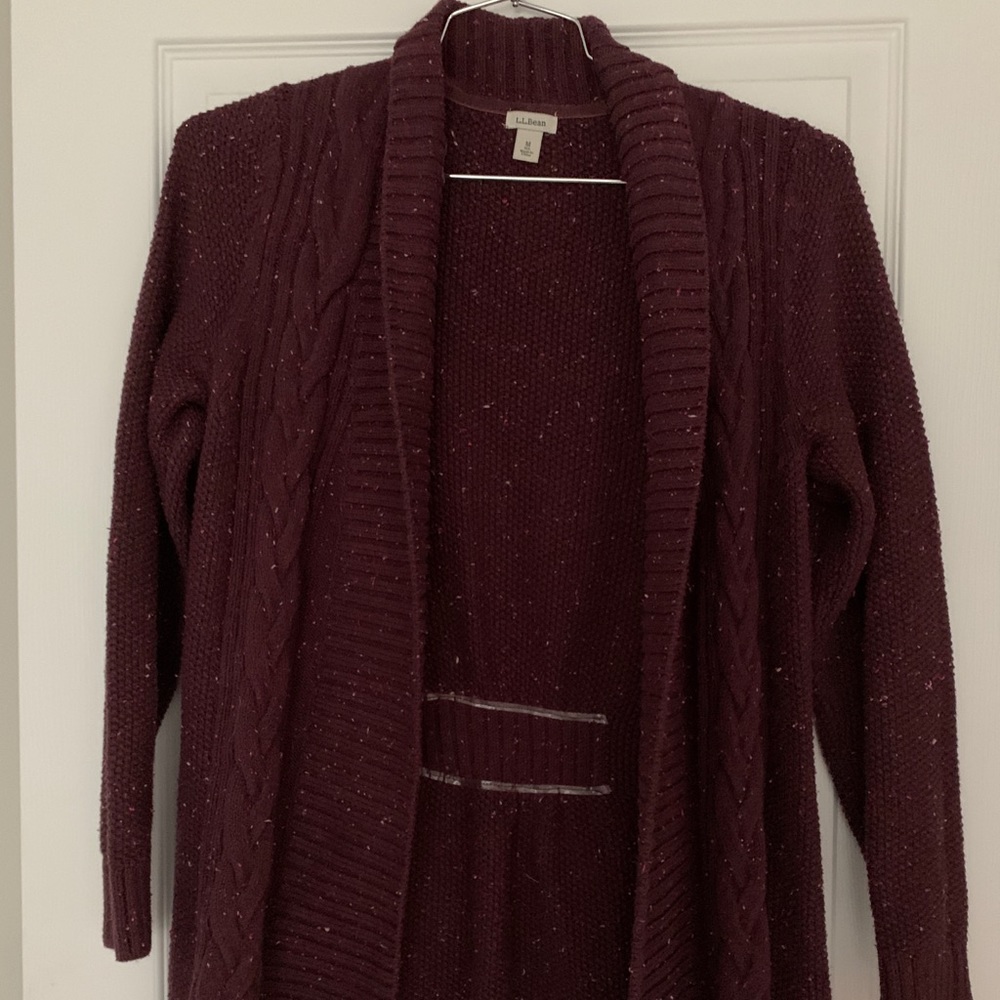 LL Bean cardigan. Size medium.